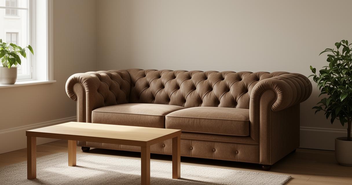 La tendance des canapés convertibles Chesterfield pour petits espaces : optimiser confort et livraison